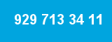 929 713 34 11 929 713 34 11